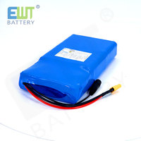 Batería de Iones de Litio EWT 18650 3.7V 12Ah con Cátodo LiNiMnCoO2, 1000 Ciclos, Temperatura de Funcionamiento de -20~60°C