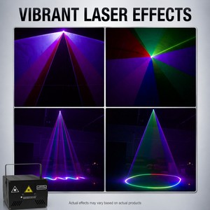 1W 2W 3W RGB动画激光舞台灯 DMX512 APP全彩3B级 <span class=keywords><strong>DJ</strong></span>派对婚礼俱乐部迪斯科灯光 - Product Image 2
