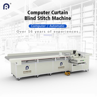 Máquina de Coser Automática Computarizada RIDONG RD-AFJ400 con Altura de Costura Ajustable y Certificación CE para Cortinas y Persianas