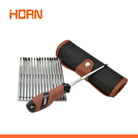 HORN Ensemble de tournevis pour sac en tissu de rangement de qualité industrielle Kit de réparation d'ordinateur multifonction avec taille personnalisée