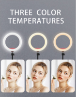 Harga pabrik kualitas terbaik LED 10 inci lampu cincin dengan 170CM penyangga Tripod untuk Tiktok Live / Make up/Fotografi/Video