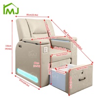 Usine Nail Station Salon Meubles Manucure Pied Spa Évier Pas De Plomberie Pédicure Chaise