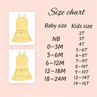 Ensemble jupe et débardeur en nylon et élasthanne jaune pastel à volants pour filles DH ODM, 2 pièces, vêtements d'été boutique