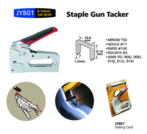 Pistola grapadora manual de grado industrial con potencia ajustable JY801 de alta resistencia T50 6(1/4')-14mm(9/16) - Product Image 2