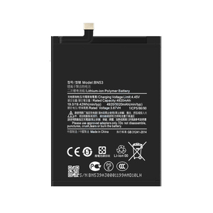 <span class=keywords><strong>BN53</strong></span> 5000mAh batería de repuesto de polímero de litio piezas de teléfono móvil baterías de iones de litio para Xiaomi Redmi Note 9 Pro Max - Product Image 3