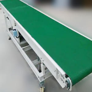 Système de convoyage à bande en caoutchouc et aluminium réglable électriquement personnalisé pour la manipulation des œufs et le chargement de camions en vrac, nouveau pour les magasins d'alimentation - Product Image 1