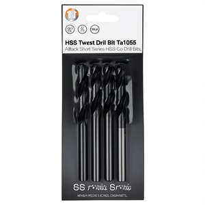 Foret hélicoïdal HSS TA1055, série courte noire, forets HSS-Co - Product Image 2