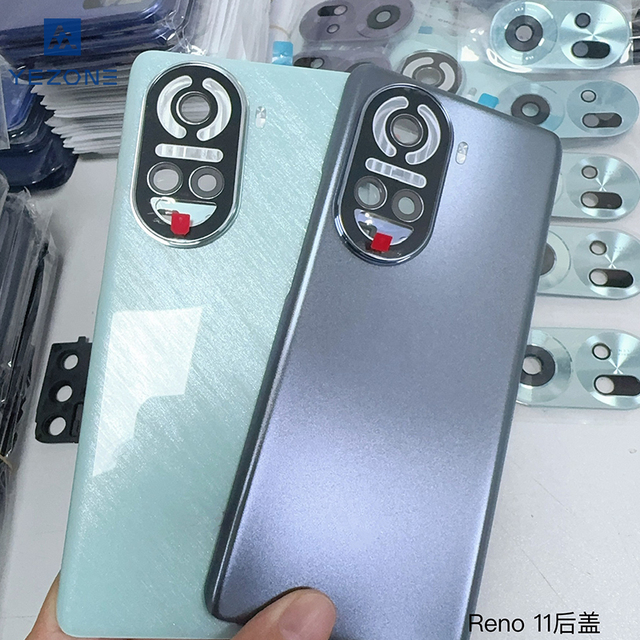 Back Glass for OPPO Reno 11 Battery Cover Rear Door Housing Case with Camera Lens for OPPO Battery Cover