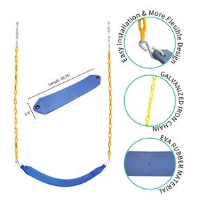 ที่นั่งชิงช้ากลางแจ้งแบบเดี่ยวสำหรับลานกว้างเข็มขัด EVA สำหรับใช้งานได้หลากหลาย-ห้องนอนสวนยิมลานกว้างโรงเรียนโรงพยาบาล - Product Image 3