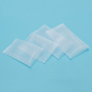 Handmade Xà Phòng Tẩy Tế Bào Chết Lưới Pouch Saver Túi Với Logo Hai Lớp Bong Bóng Bọt <span class=keywords><strong>Net</strong></span> Dây Kéo Chủ Túi Bong Bóng Lưới Túi - Product Image 2