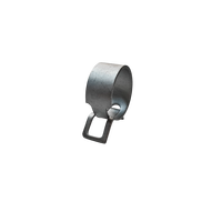 Connecteur de tuyau en acier galvanisé en forme de U double petit, pince transversale pour serre, pince de fixation pour échafaudage