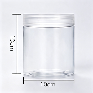 Wholesale Customized 4oz 8oz 16oz Clear PET Airtight Food Jars Lids for Canned Food Candy Cookie Sugar Snacks - Product Image 2