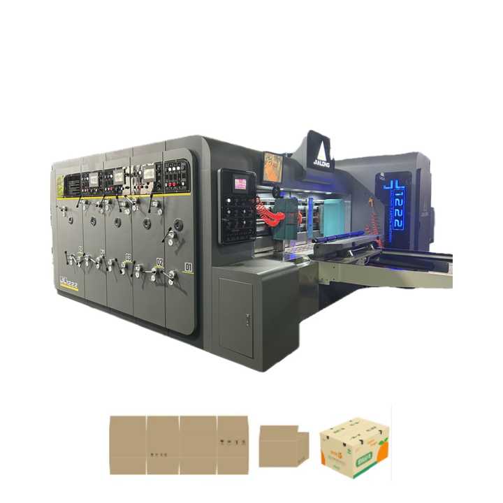 Carton Box Making Automatic Flexo Printer Corrugated Cardboard Printing ...