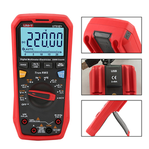 UNI-T kỹ thuật số vạn năng ut61e + 22000 đếm đúng RMS 1000V AC DC điện áp hiện tại Kháng Điện dung tần số Tester Meter - Product Image 4