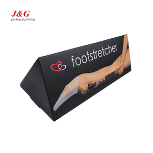 Scatola di Trasporto in <span class=keywords><strong>Cartone</strong></span> Ondulato Personalizzata per Accessori Sportivi, Strumento di Supporto Triangolare Irregolare per Yoga e Danza - Product Image 1