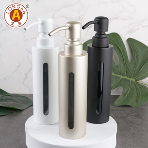 Dispenser per <span class=keywords><strong>Sapone</strong></span> Liquido e Lozione Corpo Personalizzato in Acciaio Inox Oro Nero Bianco da Parete per <span class=keywords><strong>Bagno</strong></span> - Product Image 3