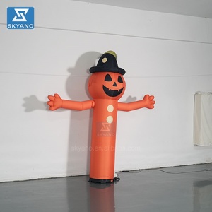Sombrero <span class=keywords><strong>de</strong></span> bruja inflable <span class=keywords><strong>de</strong></span> Halloween modelo fantasma con luces LED para decoración <span class=keywords><strong>de</strong></span> patio - Product Image 2