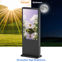 Señalización Digital para Exteriores de 49/55/65 Pulgadas, Pantalla LCD 4K HD para Publicidad, Kiosco de Señalización Digital, Tablero de Menú Digital para Autobús/Tienda