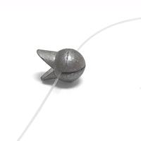 Plombs de pêche mobiles en plomb fendu 0,35-10G