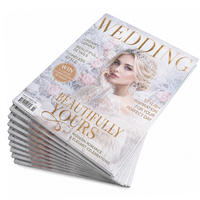Impression de magazines de mariage personnalisés, couverture souple, impression de brochures photo couleur, services d'impression pour les marques et les éditeurs