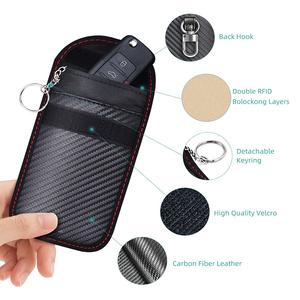 Étui <span class=keywords><strong>de</strong></span> protection pour clé <span class=keywords><strong>de</strong></span> voiture 14*10cm, meilleur bloqueur <span class=keywords><strong>de</strong></span> <span class=keywords><strong>signal</strong></span>, pochette anti-jamming, sac Faraday pour clés <span class=keywords><strong>de</strong></span> voiture - Product Image 3