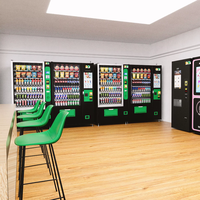 Distributeur automatique de snacks et de boissons pour magasins de proximité sans personnel en Europe
