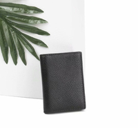 Dompet kulit asli wanita, kwallet Travel pemblokir RFID, pemegang kartu kulit asli, pabrik