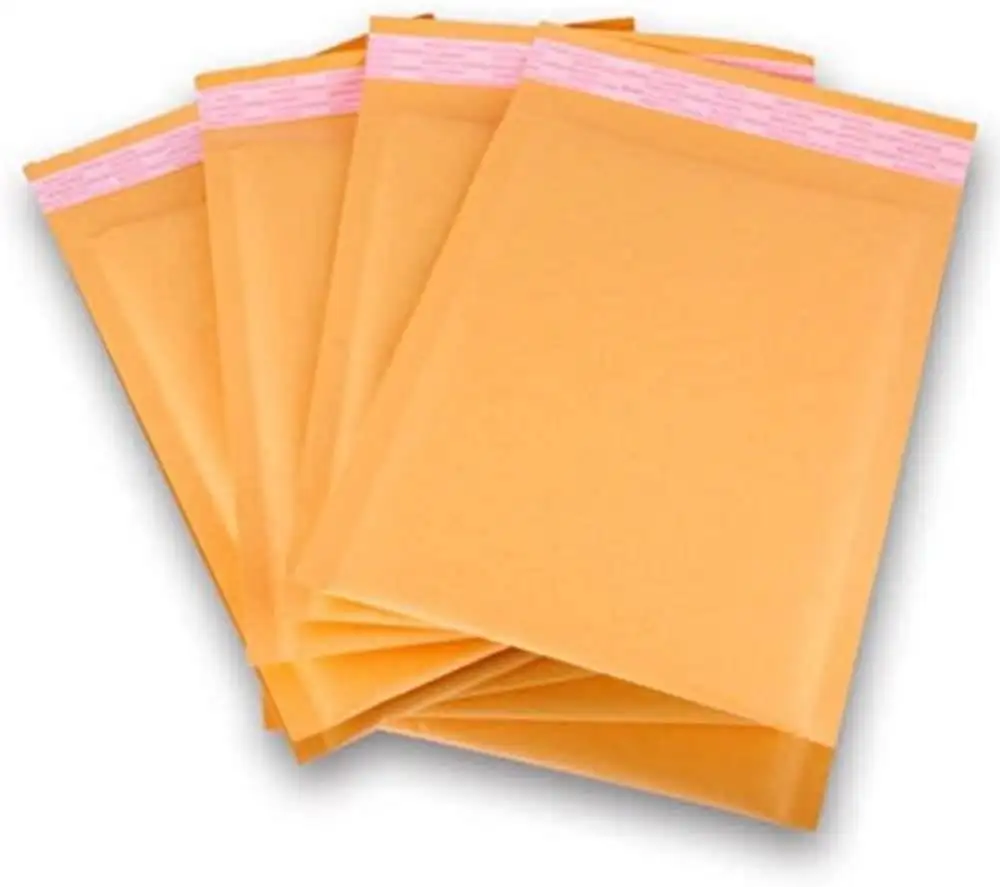 Großhandel wasserdicht gelb Kraft papier Versand Bubble Padded Envelopes Mailers Taschen