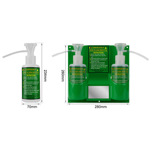 <span class=keywords><strong>Lavaojos</strong></span> Portátil <span class=keywords><strong>de</strong></span> Pared con Botellas <span class=keywords><strong>de</strong></span> 500 ml, Estación <span class=keywords><strong>de</strong></span> <span class=keywords><strong>Lavaojos</strong></span> <span class=keywords><strong>de</strong></span> <span class=keywords><strong>Emergencia</strong></span> - Product Image 2