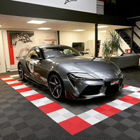 Tapis de plancher en plastique de verrouillage résistant écologique des carrelages de garage 400*400*18mm
