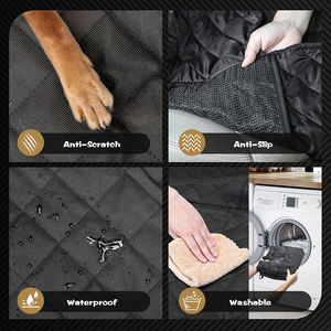 Funda Protectora para Asiento de Coche para Perros, Impermeable, Antideslizante, Resistente a Arañazos, Lavable, Protector de Asiento Trasero Universal para Coches - Product Image 6