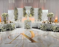 Conception populaire blanc PVC Banquet salle mariage scène toile de fond fête arc ouvert support toile de fond