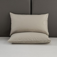 Funda de Almohada Conductiva con 95% Algodón Orgánico y 5% Fibra de Plata Pura, Antibacteriana, Antiácaros, Ecológica, 51x76cm