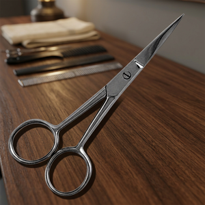 ASAP Customizable Satin <b>Nail</b> <b>Scissors</b> Curved Stainless Steel Sharp Curved Simple Design Non-Foldable Beauty Manicure <b>Scissors</b> - Product Image 3