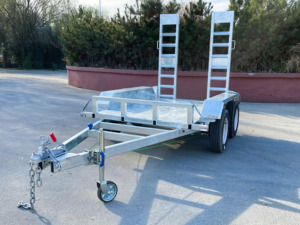 <span class=keywords><strong>Remorque</strong></span> robuste à <span class=keywords><strong>double</strong></span> essieu excavatrice hydraulique galvanisée à chaud - Product Image 4