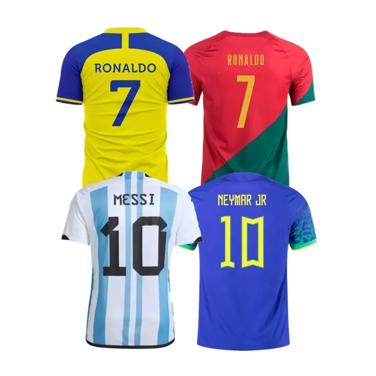 Hot Selling 2022 Top Quality Football T Shirt with name and number