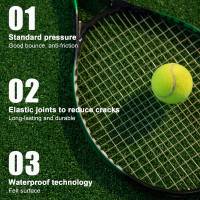 Balle de tennis pour entraînement et jeu d'élasticité avec logo personnalisé en gros d'usine Balle de cricket en caoutchouc promotionnelle