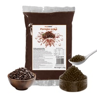 HENGZHI 1.3kg Mutiara Boba Rasa Kopi yang Meletus, Mutiara Boba Popping dengan Rasa Alami yang Kaya, Bola-bola Jus untuk Topping Minuman Kopi Dingin