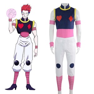 Costume de cosplay Hisoka de pointe pour homme adulte, ensemble complet Hunter X Hunter, veste, pantalon, haut en polyester - Product Image 1