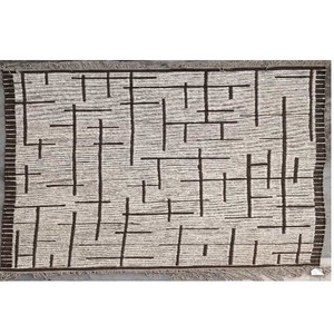 Custom Size Wool Hand Knotted Moroccan Carpet Handmade Luxury Area Rug for Villas Apartments and Boutique Hotel Decor - Product Image 1