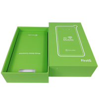Couvercle de boîte de smartphone d'impression haut de gamme personnalisable en usine et boîte-cadeau en papier inférieur pour les produits d'accessoires électroniques grand public