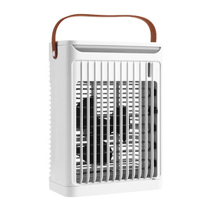 Desktop Air Cooler With Humidifier And Mist <b>Spray</b> Water Cooling <b>Fan</b> 60W AC Powered Freestanding Plastic Night Light Feature - Product Image 1