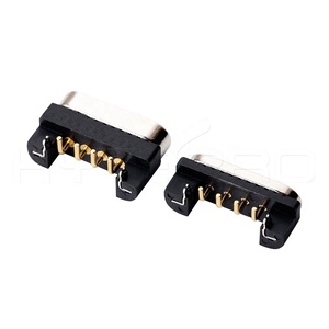 HytePro Nhà Cung Cấp Đầu Nối Kết Nối Tự Giao Phối Pin Pogo 4 Chấu Gắn Pcb Góc Phải - Product Image 6