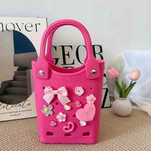 Bolsas de Playa de EVA Disponibles en Varios Colores, Bolsos Kawaii para Niñas Pequeñas, Bolsa Impermeable con Orificios para Viaje - Product Image 6