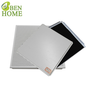 Hoja decorativa de 60*60cm de techo suspendido de aluminio con capacidad antioxidante fuerte - Product Image 1