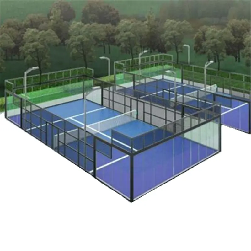 new popular sport installation paddle tennis court padel court dimensions and measurements