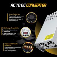 Moniteur D'alimentation DC48V 31.3A 1500W Pilote Transformateurs 110V 220V AC à DC48V USP pour Moteur Pas À Pas CNC CCTV 3D Imprimante