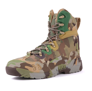 Chaussures tactiques personnalisées TSB07, respirantes et durables, bottes de camouflage CP pour la forêt et la jungle, chaussures de chasse Ranger avec fermeture éclair latérale - Product Image 5