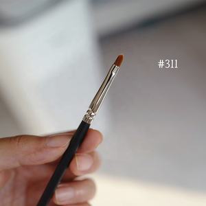 Kit de pinceaux de maquillage en <span class=keywords><strong>henné</strong></span>, ensemble de 4 pièces, outil professionnel de qualité supérieure, pour application de fard à paupières, nouveauté - Product Image 5