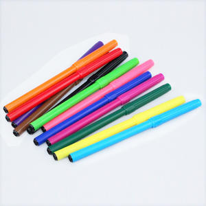 12pcs haute qualité non toxique fabrication fournitures ensemble emballage nouveau design <span class=keywords><strong>12</strong></span> couleur marqueur <span class=keywords><strong>feutre</strong></span> stylo en pvc - Product Image 5